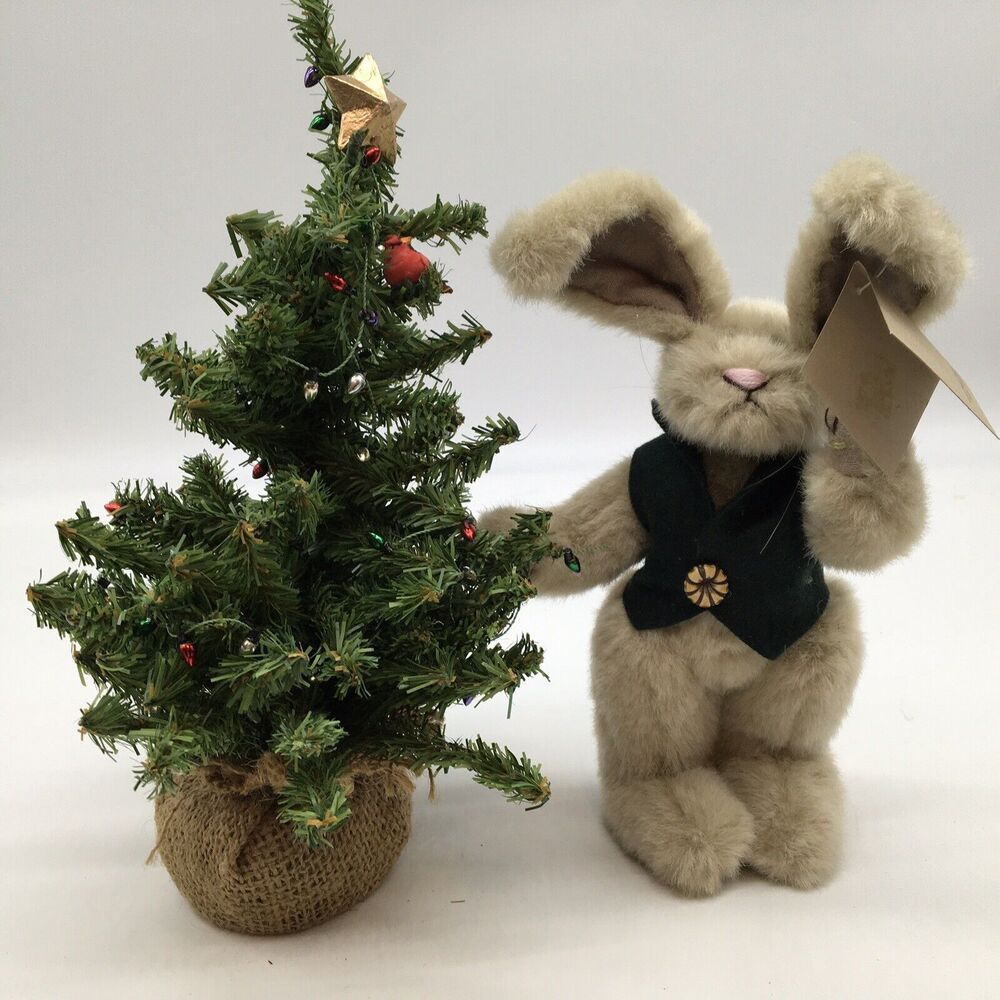 The Friendly Forest Tree Trimmer Christmas1996 Series 1 Brown Sugar Plush Rabbit